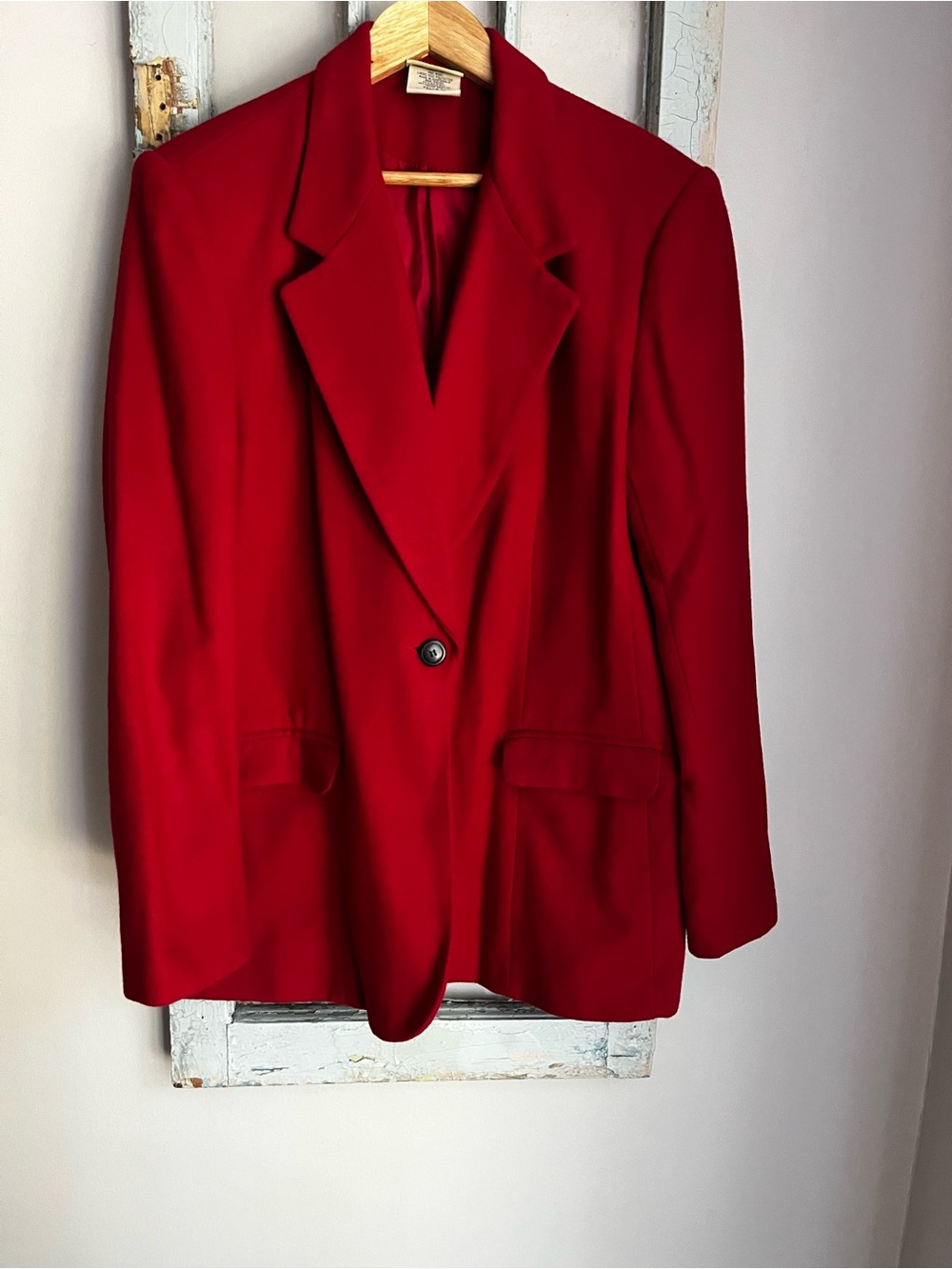 Vintage classics Red Women's Blazer Jacket size 10